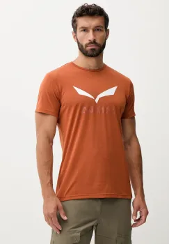 Salewa tricou sport Solidlogo cu imprimeu imagine