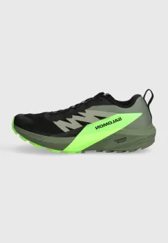 Salomon pantofi Sense Ride 5 barbati, culoarea verde imagine