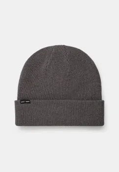 Samsoe Samsoe caciula de lana culoarea gri, de lana, din tricot gros imagine
