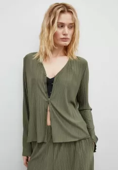 Samsoe Samsoe camasa femei, culoarea verde, slim imagine