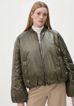 Samsoe Samsoe geaca SAPADDY femei, culoarea verde, de iarna, F24300009 imagine