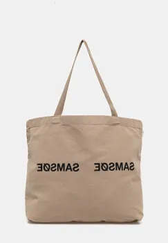 Samsoe Samsoe geanta FRINKA culoarea bej, F20300113 imagine