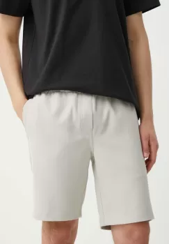 Samsoe Samsoe pantaloni scurti barbati, culoarea bej imagine