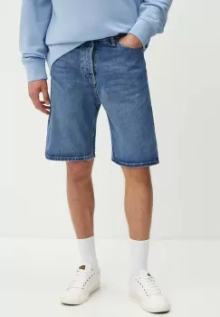 Samsoe Samsoe pantaloni scurti jeans SAEDDIE barbati, M24200009 imagine