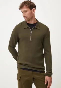 Samsoe Samsoe pulover barbati, culoarea verde imagine