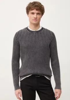 Samsoe Samsoe pulover de bumbac culoarea gri, M24400028 imagine