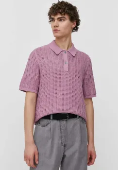 Samsoe Samsoe pulover din amestec de in culoarea violet imagine