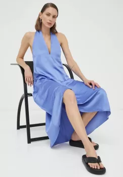 Samsoe Samsoe rochie culoarea violet, mini, evazati imagine