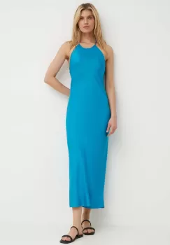 Samsoe Samsoe rochie SANJA maxi, drept, F24200144 imagine