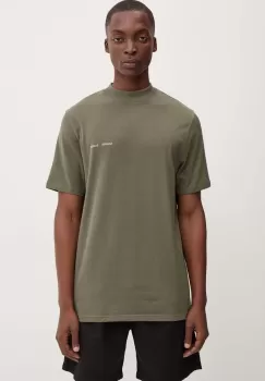 Samsoe Samsoe tricou din bumbac barbati, culoarea verde, cu imprimeu imagine