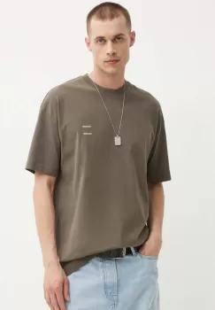 Samsoe Samsoe tricou din bumbac JOEL barbati, culoarea bej, neted, M22300126 imagine