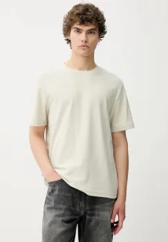 Samsoe Samsoe tricou ODIN culoarea bej, uni, M22200041 imagine