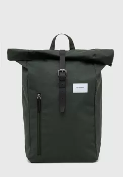 Sandqvist rucsac Dante culoarea verde, mare, uni imagine
