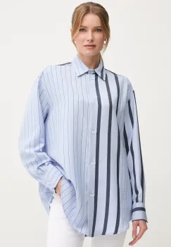 Sandro Ferrone camasa femei, cu guler clasic, relaxed, S15XBEPAVESINO imagine