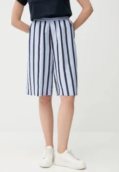 Sandro Ferrone pantaloni scurti cu imprimeu, high waist, S15XBEARPA imagine