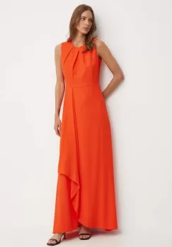 Sandro Ferrone rochie culoarea portocaliu, maxi, evazati, SFS21XBDTOKIO imagine