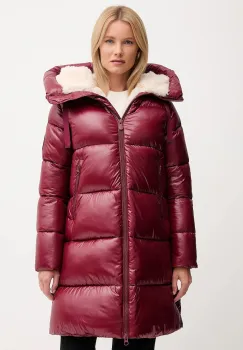 Save The Duck geaca BELLA culoarea bordo, de iarna, D42414W.LOVE21 imagine