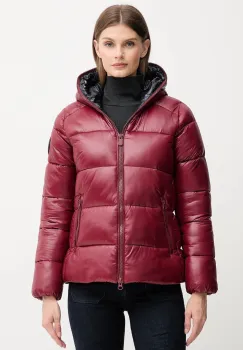 Save The Duck geaca LOIS culoarea bordo, de iarna, D38090W.LOVE21 imagine
