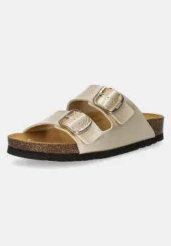 Scholl papuci JOSEPHINE femei, culoarea auriu, F321662329 imagine