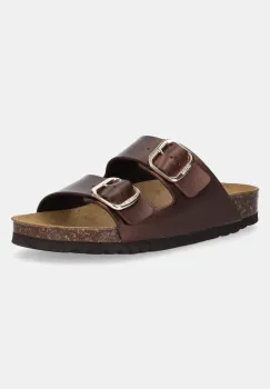 Scholl papuci JOSEPHINE femei, culoarea maro, F321661071 imagine