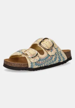 Scholl papuci NOELLE femei, culoarea bej, F322483011 imagine