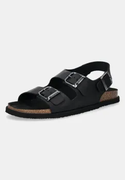 Scholl sandale de piele GASTON barbati, culoarea negru, F311981004 imagine