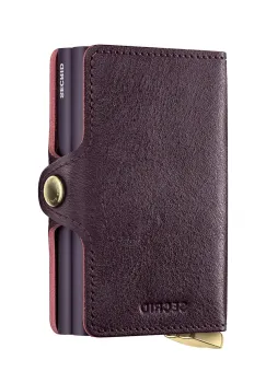 Secrid portofel de piele BASCO culoarea bordo imagine