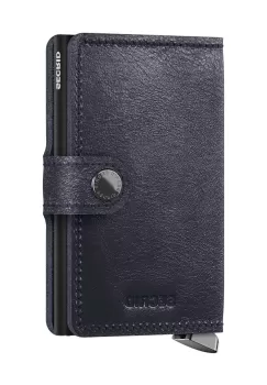 Secrid portofel de piele culoarea albastru marin, MBc-Navy imagine