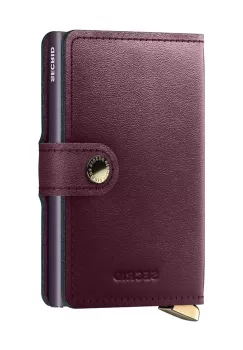 Secrid portofel de piele culoarea bordo, MDu-Bordeaux imagine