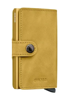 Secrid portofel de piele culoarea galben, MV-Yellow imagine