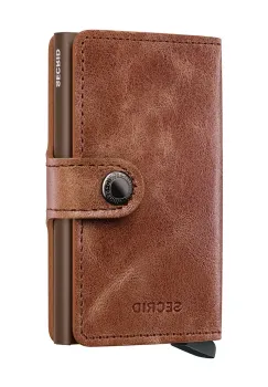 Secrid portofel de piele culoarea maro, MV-Cognac-Brown imagine