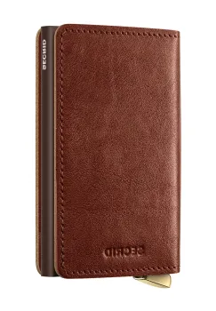 Secrid portofel de piele culoarea maro, SBc-Whiskey imagine