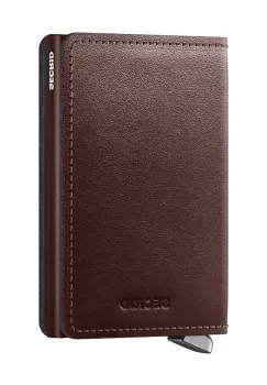 Secrid portofel de piele culoarea maro, SDu-Dark Brown imagine