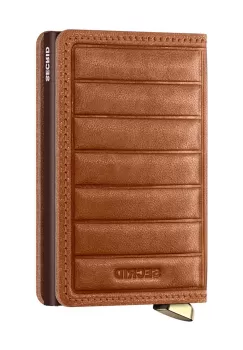 Secrid portofel de piele culoarea maro, SEl-Cognac imagine