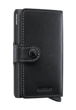 Secrid portofel de piele culoarea negru, MPc-Black imagine