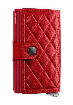 Secrid portofel de piele culoarea rosu, MEd-Red imagine