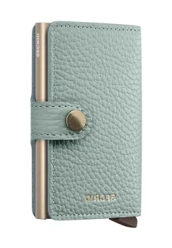 Secrid portofel de piele culoarea turcoaz, MPe-Sea Green imagine