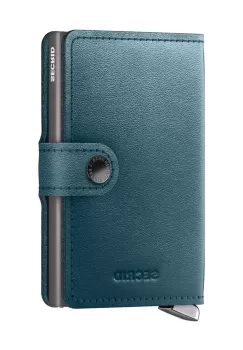 Secrid portofel de piele culoarea verde, MDu-Teal imagine