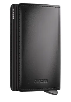 Secrid portofel de piele DUSK culoarea negru imagine