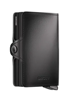 Secrid portofel de piele DUSK culoarea negru imagine