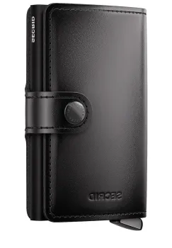 Secrid portofel de piele DUSK culoarea negru imagine