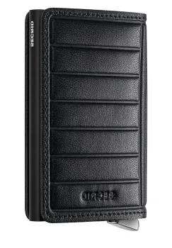 Secrid portofel de piele EMBOSS LINES culoarea negru imagine