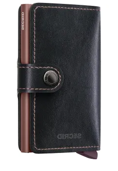 Secrid portofel de piele MIRUM culoarea negru imagine