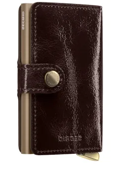 Secrid portofel de piele NAPLAK culoarea bordo imagine