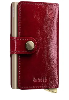 Secrid portofel de piele NAPLAK culoarea rosu imagine