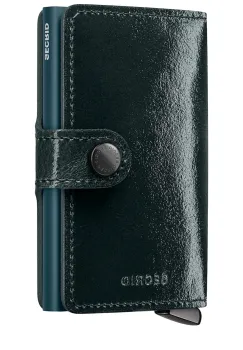 Secrid portofel de piele NAPLAK culoarea verde imagine