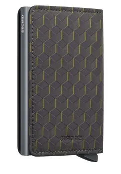 Secrid portofel de piele OPTICAL culoarea negru imagine