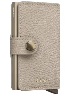 Secrid portofel de piele PEBBLE culoarea bej, MPe-Cappuccino imagine