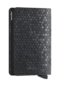 Secrid portofel de piele Slimwallet Hexagon Black culoarea negru imagine