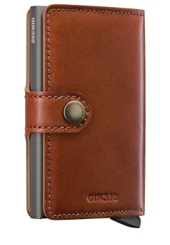 Secrid portofel de piele TEXANO culoarea maro imagine